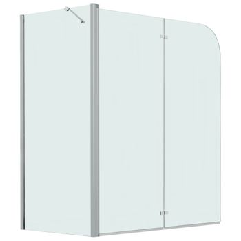 Mampara De Bañera Abatible Tres Hojas 3 Veces Plegable 120x140cm Aica con  Ofertas en Carrefour