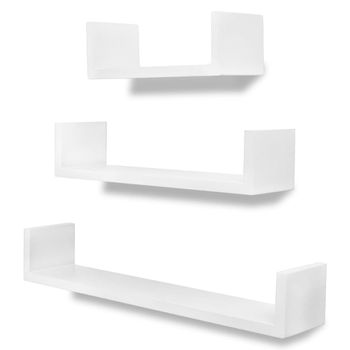 Estante Con Cajón De Pared Mdf Roble Y Blanco 60x23,5x10 Cm Vidaxl con  Ofertas en Carrefour