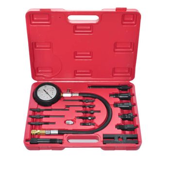 Kit Comprobador De Compresión De Motor De Diesel 17 Piezas Vidaxl