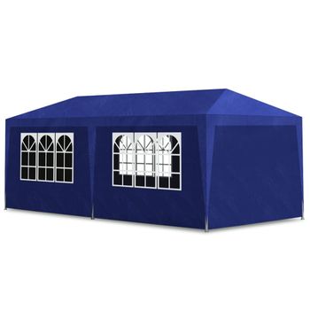 Carpa De Fiestas Azul 3x6 M Vidaxl