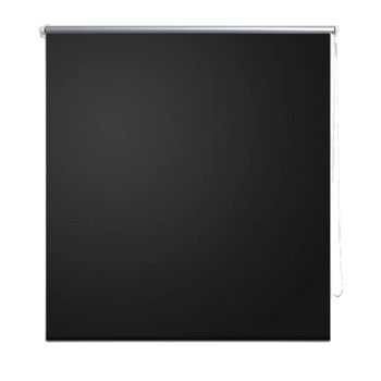 Estor Persiana Enrollable 100 X 230 Cm Negro Vidaxl