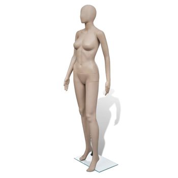 Maniquí De Mujer Con Cabeza Redonda Vidaxl