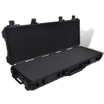 Maletín Para Transporte Armas Moldeado En Plástico Impermeable Vidaxl