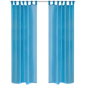 Cortinas Opacas Con Anillas De Metal 2 Piezas Beige 140x245 Cm Vidaxl con  Ofertas en Carrefour