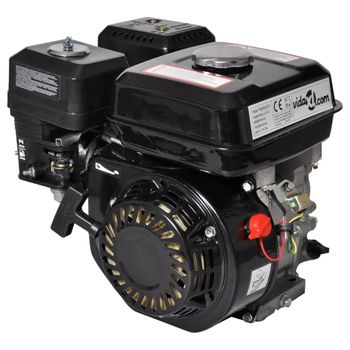 Motor De Gasolina Negro De 6,5 Hp Y 4,8 Kw Vidaxl