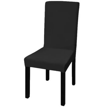 Funda Asiento De Silla Elástica Adaptable Letras, Asiento. Negro Estoralis  con Ofertas en Carrefour