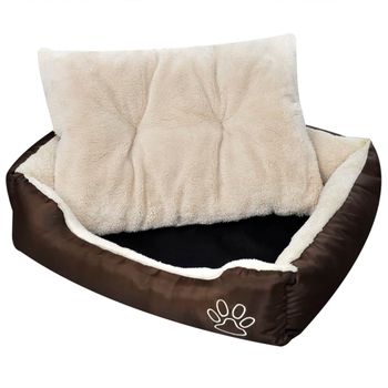 Cama Para Perro Con Cojín Acolchado Talla M Vidaxl