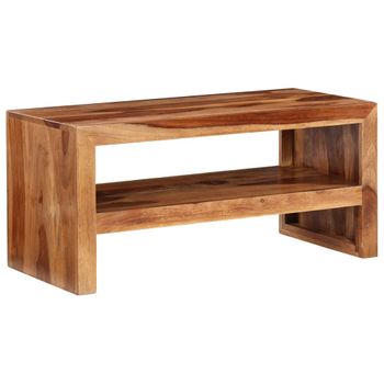 Mesa Auxiliar De Tv De Madera Maciza De Sheesham Vidaxl