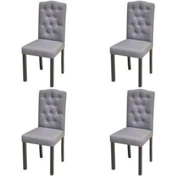 Pack 2 Sillas De Cocina Comedor Estilo Moderno Color Gris Metal Y  Poliuretano Ligeras 89x40x45 Cm con Ofertas en Carrefour