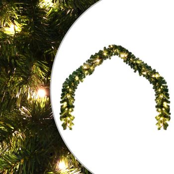 Guirnalda De Navidad Decorada Con Bolas Y Luces Led 10 M Vidaxl con Ofertas  en Carrefour | Ofertas Carrefour Online