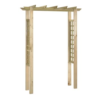 Pérgola/arco De Rosas Madera Impregnada 150x60x204 Cm Vidaxl