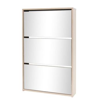 Mueble Zapatero Madera Contrachapada Roble Marrón 32x35x92 Cm Vidaxl con  Ofertas en Carrefour