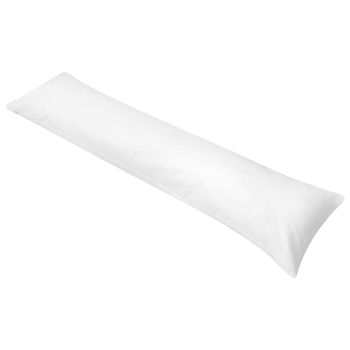 Almohada Corporal Para Dormir De Lado 40x145 Cm Blanca Vidaxl