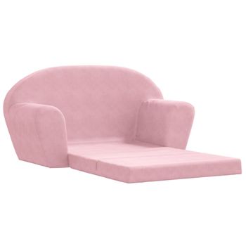 Sillón Flip-out Para Niños Rosa Vidaxl