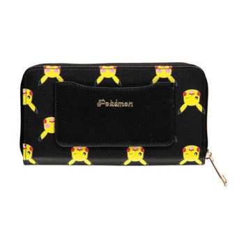 Cartera Con Cremallera Pokemon Pikachu Aop