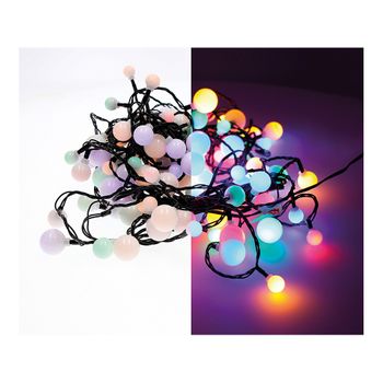 Guirnalda "cherry" Led Luces De Tres Medidas 900cm 120leds Multicolor Exterior