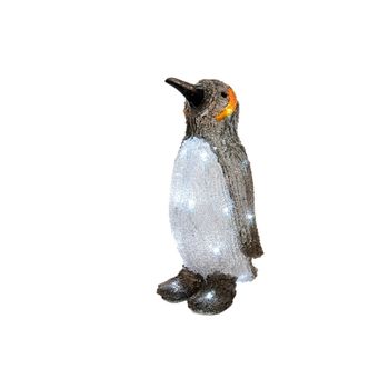 Figura Pinguino Led Acrilico Exterior - Neoferr*
