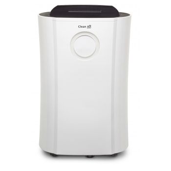 HOMCOM Deshumidificador Eléctrico 10L/día Depósito de Agua 2,5L con 5 Modos  2 Velocidades Temporizador 25x25x50,5cm Blanco