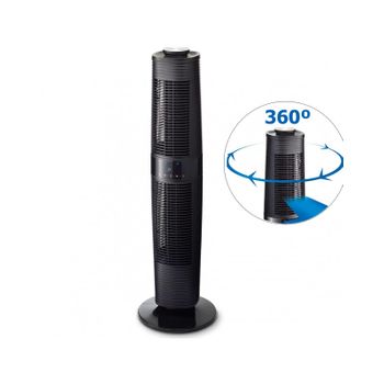 Ventilador De Torre Clean Air Optima Ca-406b - Giro 360º - Mando A Distancia