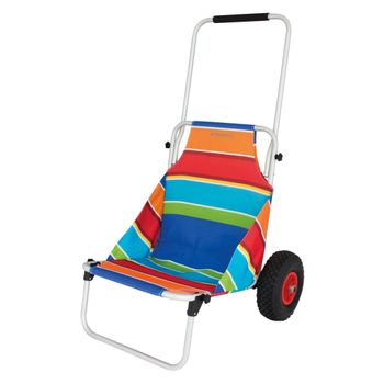 Carrito De Playa A Rayas De Colores Eurotrail