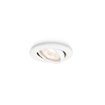 Foco Downlight Circular  Enif Corte Ø75 Mm Blanco