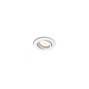 Foco Downlight Circular  Donegal Corte Ø70 Mm Blanco