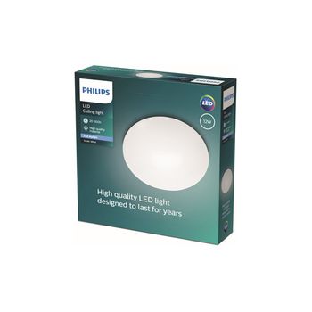 Plafon Compacto Led Suede Ø 28 Cm Marca Philips