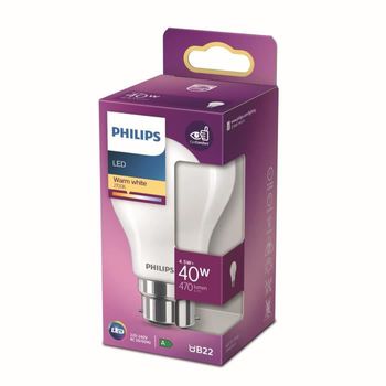 Bombilla Estándar Led 40w B22 Blanco Cálido Philips