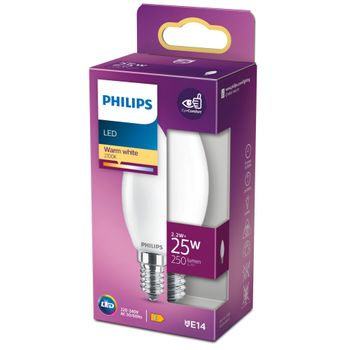 Philips Vela De Filamento Mate 25 W B35 E14