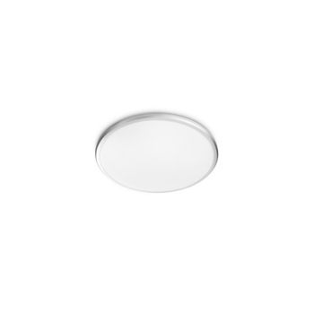 Plafón Led 17w Ip44  Spray  2700k Plata