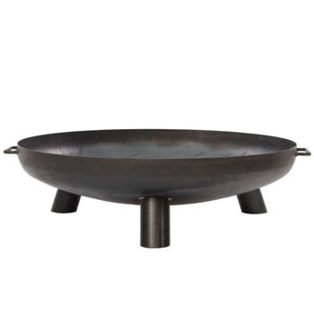 Chimenea De Cuenco Salo Acero 80 Cm Negra 81020 Redfire