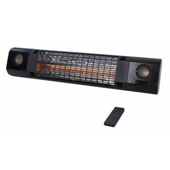 Sunred Calentador De Pared Sun And Sound 2000 W Rosa Oro Negro