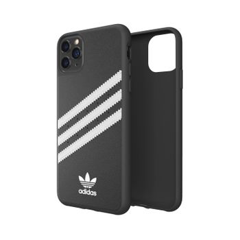 Adidas Carcasa 3 Rayas Samba Apple Iphone 11 Pro Max Negra/blanca