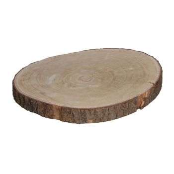 Base Decorativa Tronco Madera Altura 4cm