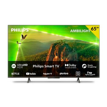 Televisor Smart Tv Philips 65pus8118/12 65'' 4k Uhd Ambilight F Negro