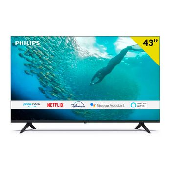 Televisor Smart Tv Philips 43pus7009 4k Uhd Led 43'' Titan Os E Negro