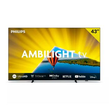 Televisor Smart Tv Philips 43pus8079 4k Uhd 43'' Ambilight Titan Os F Negro