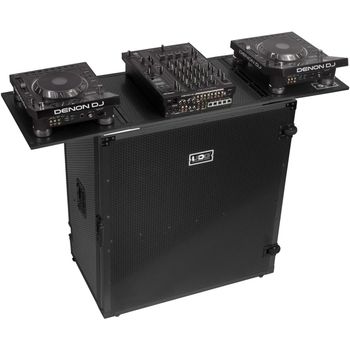 Flight Case Para Equipo Dj Udg U91049bl Udg Ultimate Fold Out Dj Table Black Plus (wheels)