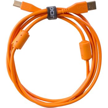 Udg Ultimate Usb 2.0 A-b Naranja Conec. Recto 1m