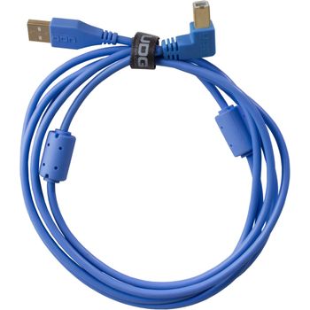 Udg Ultimate Usb 2.0 A-b Azul Conec. Ángulo 1m