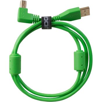 Udg Ultimate Usb 2.0 A-b Verde Conec. Ángulo 1m