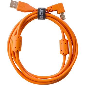 Udg Ultimate Usb 2.0 A-b Naranja Conec. Ángulo 2m