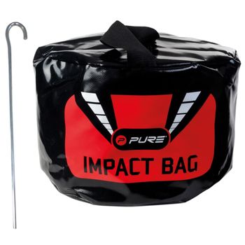 Power Bag 10 kg Black/Red PVC and PE Pure2Improve