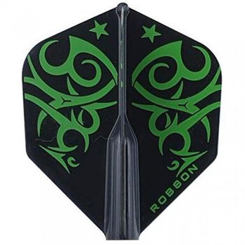 Pluma Bulls Darts Robson Standard Tribe Green Ro-51740