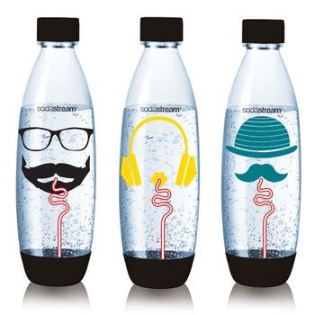 Sodastream Pack De 3 Botellas De 1l Para Carbonatadoras Modelo Aleatorio - 3000143