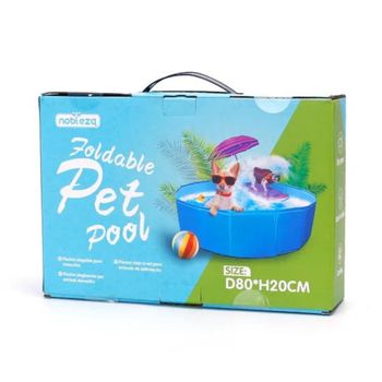 Piscina Plegable Para Mascotas Nobleza D80 X 20cm