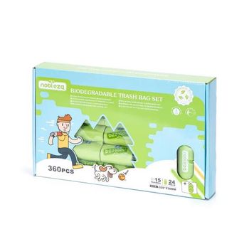 Bolsas Biodegradables Para Excrementos Con Dispensador 360 Bolsas - 24 Rollos