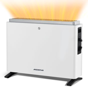 Briebe BRI-128215 Radiador Convector Eléctrico 2000W Blanco