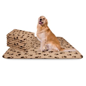 Manta Para Perros 120x100cm Beix 6 Piezas-nobelza