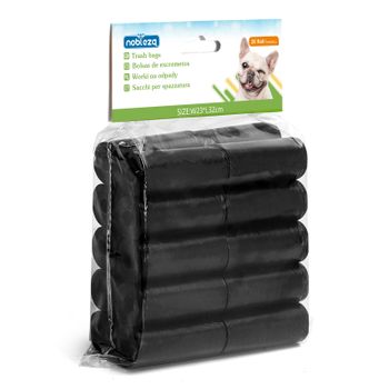 Bolsas Para Cacas De Perro 72 Rollo / 300 Unidades Negro-nobelza